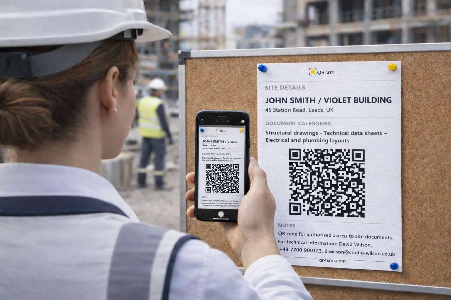 Example document with QR