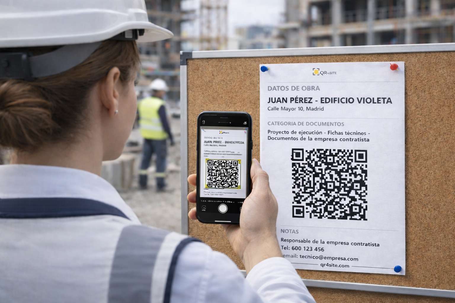 Ejemplo de documento con QR