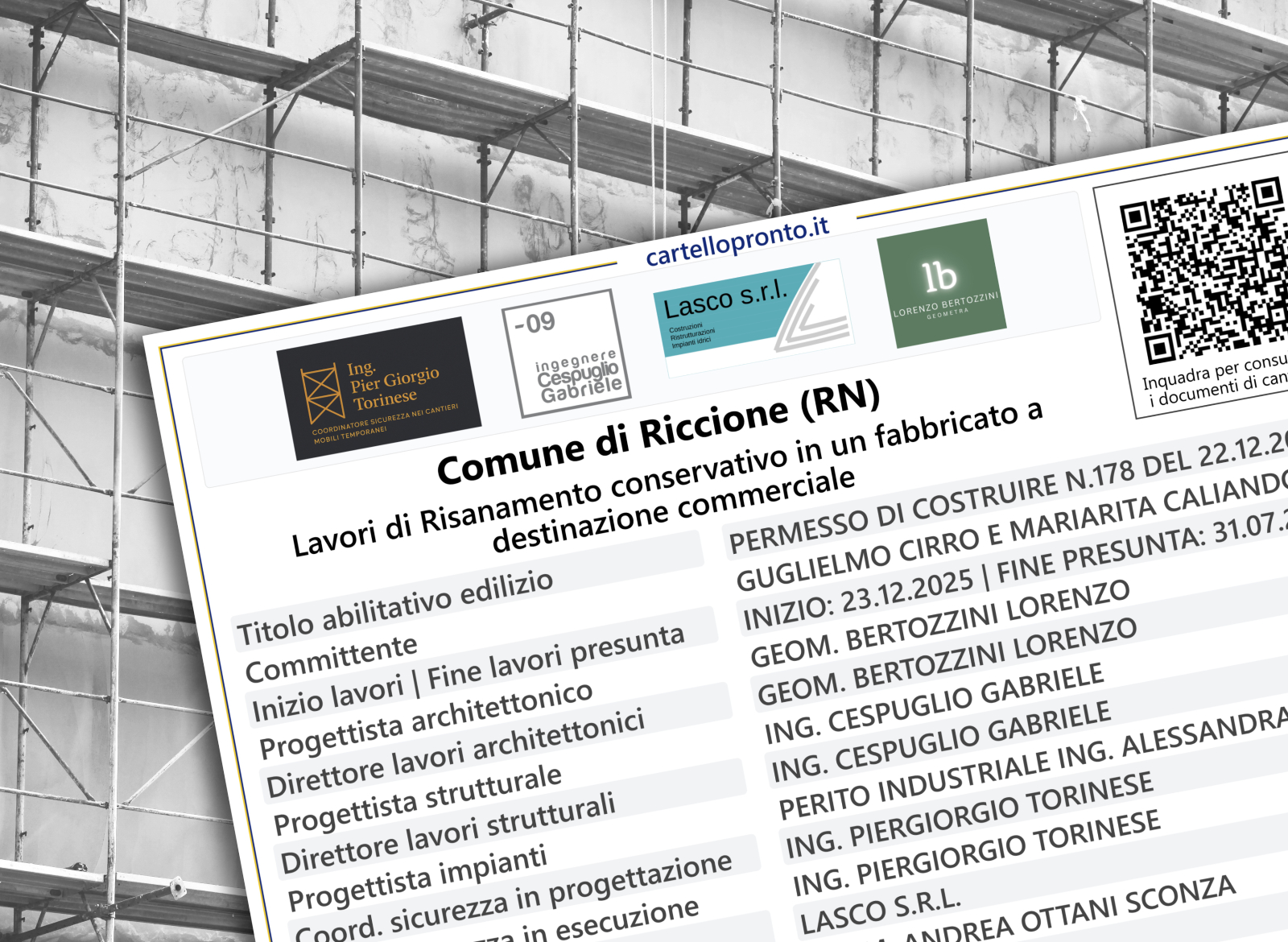 Schermata CartelloPronto